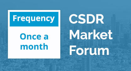 CSDR market forum